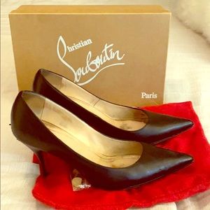 Christian Louboutin size 40 Piaf 85 kid leather